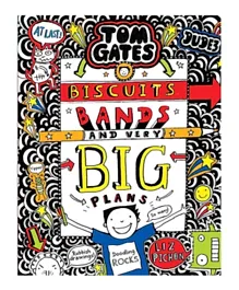 Tom Gates Biscuits Bands And Very Big Plans Story Book - English