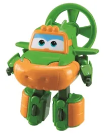 Super Wings Transforming a Bot Mira Toy - Green & Yellow