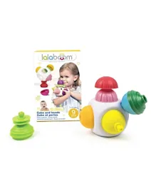 Lalaboom Cube & Beads - 9 Pieces
