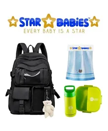 Star Babies Back to School Combo Set Black - 16 Inches