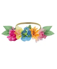 Meri Meri Bright Blossom Party Crowns Pack of 6 - Multicolour