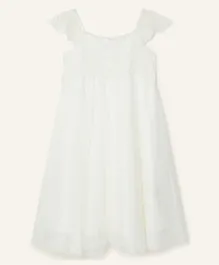 Monsoon Children Estella Sequin Dress - White