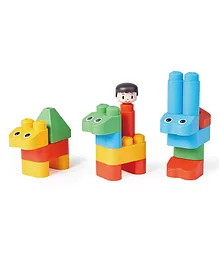 Poly M Creative City Kit Multicolor - 49 Pieces