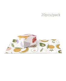 Sunveno Baby Feeding Disposable Travel Multipurpose Placemats - 20 Pieces