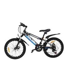 MYTS JNJ Sports Kids Steel Bicycle Black Blue - 50.8 cm
