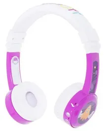 Buddyphones In-Flight Kids Foldable Headphones - Purple