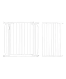 Babysafe Metal Safety LED Gate With 45cm Extension - White