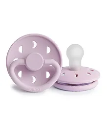 FRIGG Moon Phase Silicone Baby Pacifier 1-Pack Soft Lilac - Size 1