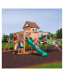 Backyard Discovery Wooden Montpelier Playset - Brown