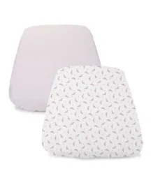 Chicco Next2me Forever Fitted Sheets 2 Pieces - Pink Ballet