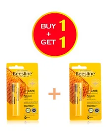 Beesline Lip Care Flavour Free + 1 Free - 3g Each