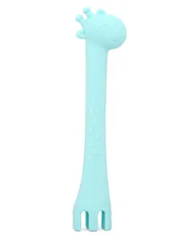 Star Babies Unbreakable Spoon and Fork Baby Feeding Training - Green