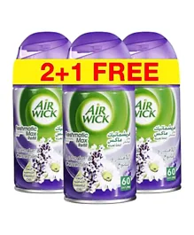 Air Wick Freshmatic Lavender and Chamomile Fragrance Air Fresheners Pack of 3 - 250ml each