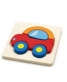 Viga Wooden Handy Block Puzzle - Car