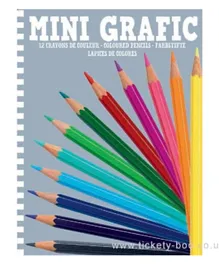 Djeco Mini Colouring Pencils Pack of 12 - Multicolour