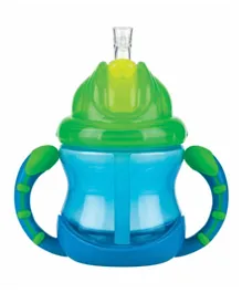 Nuby No-Spill Flip-It  cup with handles Blue - 240ml