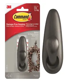 Command Medium Bronze Metal Hook