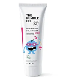 The Humble Co. Natural Toothpaste For Kids Strawberry Flavor  - 75 ML
