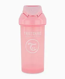Twistshake Straw Cup Pastel Pink - 360 mL