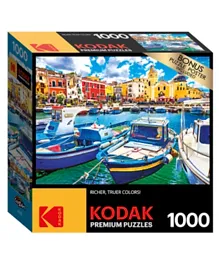 Craz - Art Kodak  Puzzle Colorful Procida Island And Boats, Italy - 1000 Pieces