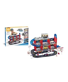 Jawda Car Parking Playset with Accessories - 59 Pieces
