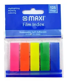 MAXI Self Adhesive Pop-Up Flags Flat Shape Assorted - 125 Pieces