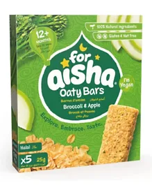 For Aisha Oaty Bars - Broccoli & Apple