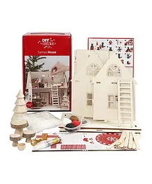 Craftbox Santa Wooden House DIY Kit