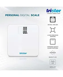 TRISTER Bariatric Personal Weighing Scale 250Kg - TS-405PS-S