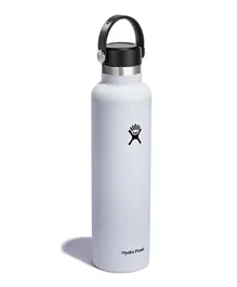 Hydroflask White Standard Mouth Vacuum Bottle  - 710mL