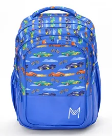 MontiiCo Speed Racer BackpackBlue - 18 Inches