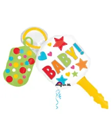 Party Centre Baby Keys Super shape Balloon - Multicolour