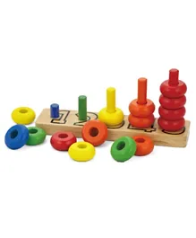 Viga Wooden Counting Numbers - Multicolor