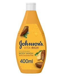Johnson & Johnson Vita-Rich Nourishing Cocoa Butter Body Wash - 400ml