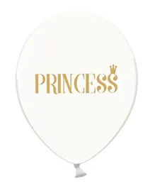 PartyDeco  Princess Crystal Clear Balloons - Pack of 6