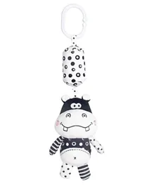 Little Angel Baby Stroller Crib Plush Hanging Rattle Toy - Cow