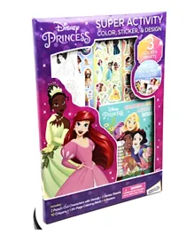 Skoodle Disney Princess Super Activity Color, Sticker & Design Set