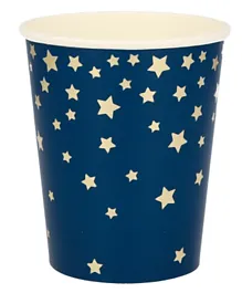 Party Camel Blue Star Cups Pack of 8 - 266 ml