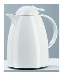 Emsa Auberge Quick Tip Vacuum Flask - White, 350 ml