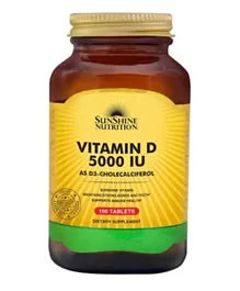 Sunshine Nutrition Vitamin D 5000 IU - 100 Tablets