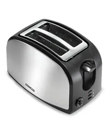 Kenwood 2 Slice Toaster Metal with Removable Crumb Tray 900W TCM01.A0BK - Silver & Black