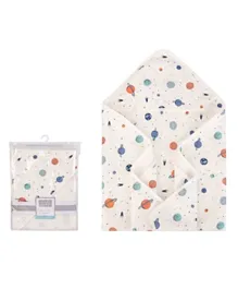 Hudson Baby Quilted Blanket With Hooded Space