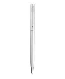 Hema Thin Ballpoint Pen - Silver