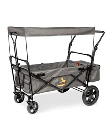 Pinolino Grey Folding Handcart Wagon with brakes - Piet Comfort