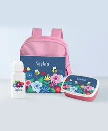 ESSMAK The Bees Are Buzzing Personalized Backpack Set - 3 Pieces