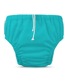 Charlie Banana 2-In-1 Swim Diaper & Training Pants Fluor Turquoise - X-Large