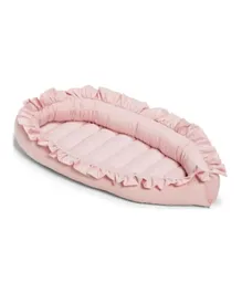 Little Angel Ruffle Baby Nest Bed  - Pink