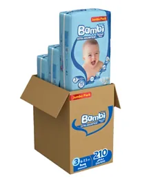 Sanita Bambi Diapers Size 3 Pack 3 - 70 Pieces each