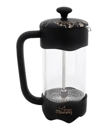صانعة قهوة وشاي بالفرنش بريس من أني مورنينج 1000 مل FY92 - أسود