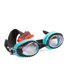 Bling2O Drag Race Retro Slider Swim Goggles - Teal
